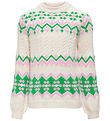 Kids Only Blouse - Knitted - CookAnnabelle - Cloud Dancer/Bonbon