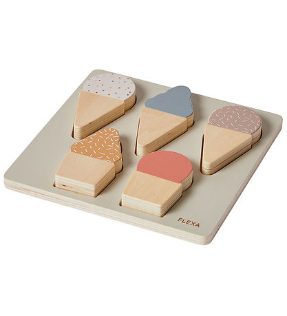 Play Puzzle Flexa - 5 Briques - Bois