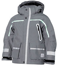 Ildhu Vinterjacka - Norly - Light Grey m. Självlysande Reflexer
