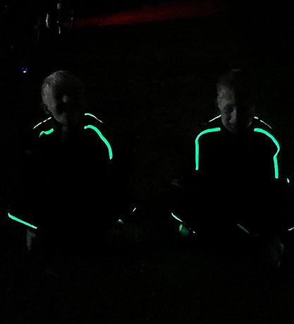 Ildhu Thermo Jacket - Pep - Black w. Glow-In-The-Dark Reflexes