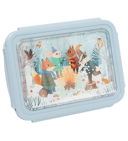 Petit Monkey Brotdose - Bento - Lagerfeuer Animals White Sterne
