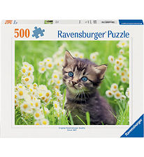 Ravensburger Puzzel - 500 Bakstenen - Katje in de weide