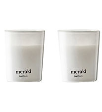 Meraki Scented candles - 2-Pack - 2x60g - Fresh Linen