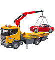 Bruder Truck - Scania Super 560R Roadside Assistance w. Roadster