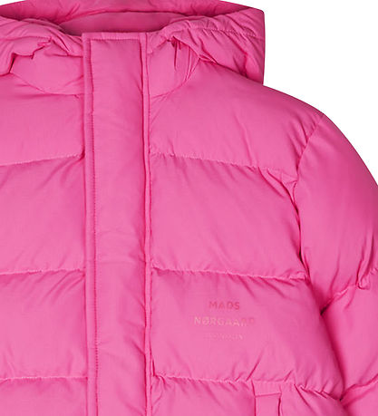 Mads Nørgaard Puffer Jacket - Jojina - Carmine Rose