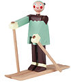Kay Bojesen Trémynd - Skíðabauja - Strákur 16 cm - Grænt