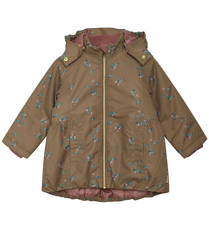 Hust and Claire Winter Coat - HCObina - Chinchilla w. Print