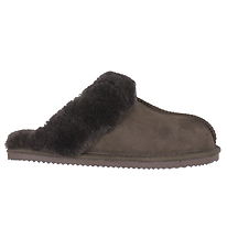 Rosemunde Slippers - Suede - Coffee Brown