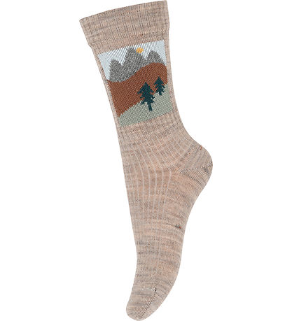 MP Socks - Wool - Willum - Light Brown Melange