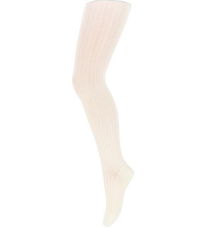 MP Tights - Bamboo/Wool - Rib - Lenox - Ecru