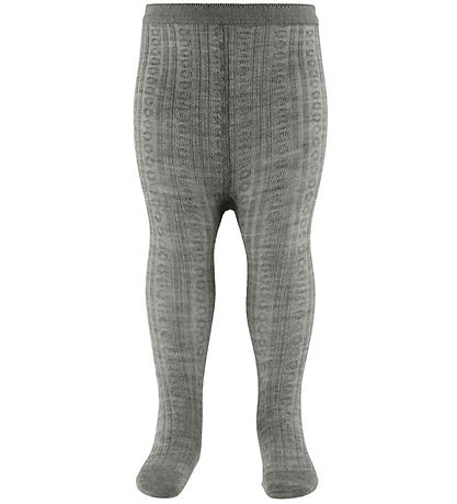 MP Tights - Wool - Rib - Juno - Grey Melange