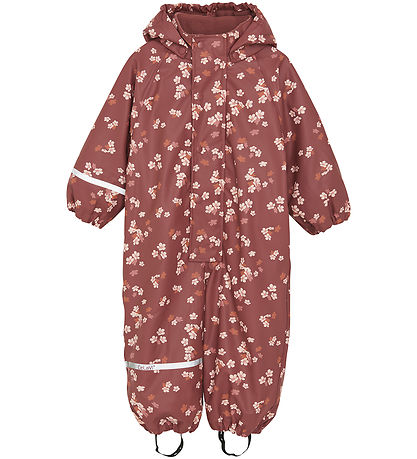 CeLaVi Rainsuit w. Fleece - Apple Butter