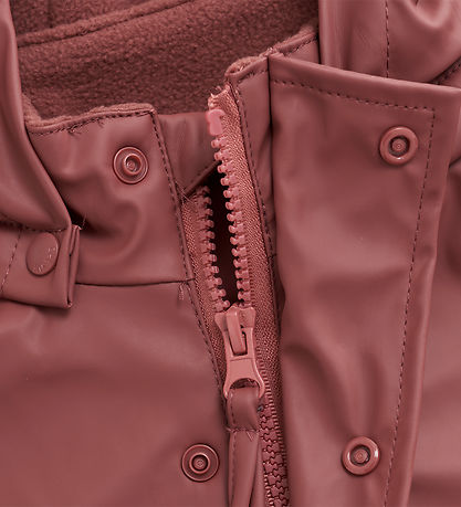 CeLaVi Rainsuit w. Fleece - Apple Butter