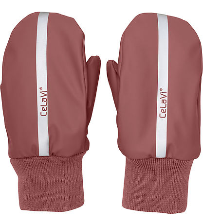CeLaVi Mittens w. Fleece - PU - Apple Butter