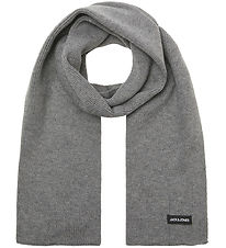 Jack & Jones Schal - Strick - JacDna - Grey Melange