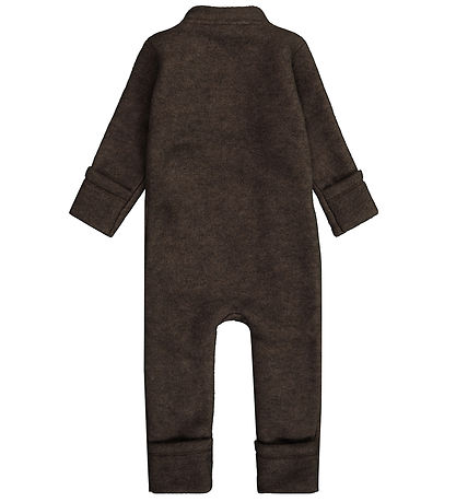 Mikk-Line Útigalli - Ull - Dark Brown Blandað