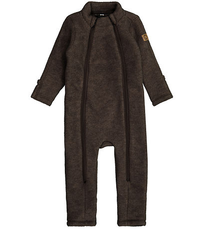 Mikk-Line Útigalli - Ull - Dark Brown Blandað