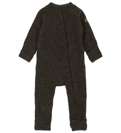 Mikk-Line Útigalli - Ull - Noos - Dark Brown Melange