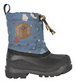Mikk-Line Winterlaarzen - Orion Blue m. Print