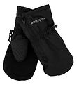 Mikk-Line Mittens w. Zipper - Noos - Black