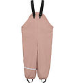 CeLaVi Rain Pants w. Lining/Suspenders - PU Overall - Misty Rose