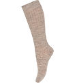 MP Sokkar - Ull - Rib - Light Brown Melange