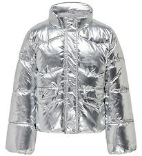 Kids Only Puffer Jacket - KogPearl - Silver