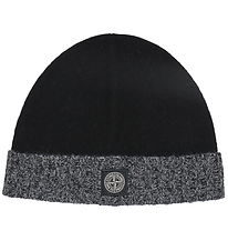 Bonnet Stone Island - Laine/Viscose - Noir