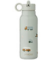 Liewood Water Bottle - Falk - 350 mL - Vehicles/Dove Blue Mix