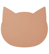 Liewood Placemat - Aura CAT - Silicone - Dark Rose