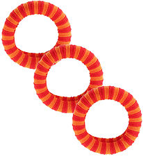 By Stær Hair Tie - 3-Pack - Ea - Orange/Red Striped
