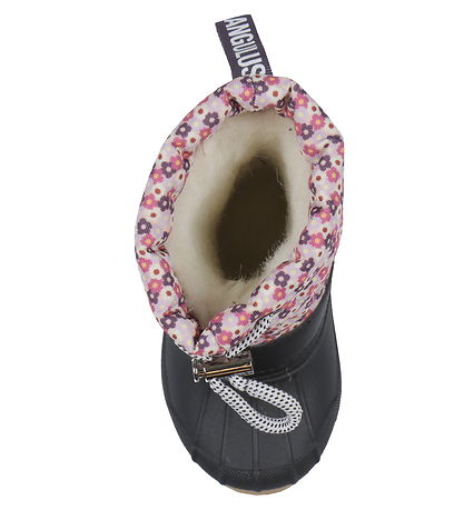 Angulus Thermo Boots w. Wool lining - Flowers Print