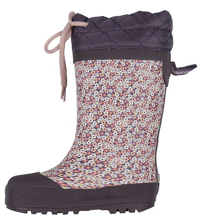 Angulus Thermo Boots w. Wool lining - Flowers