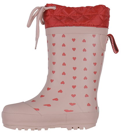 Angulus Thermo Boots w. Wool lining - Rose Hearts