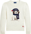 Polo Ralph Lauren Blouse - Wool - White w. Dog