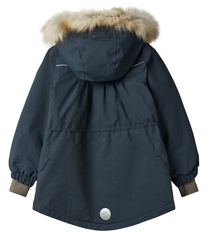 Wheat Winter Coat - Mathilde Tech - Dark Blue