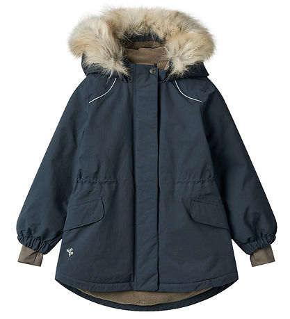 Wheat Winter Coat - Mathilde Tech - Dark Blue