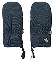 Wheat Mittens w. Zipper - Tech - Dark Blue