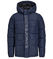 Jack & Jones Padded Jacket - JCOSpeed - Navy Blazer/Tone In Tone