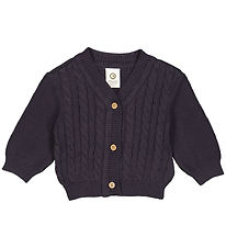 Müsli Cardigan - Kabel - Geheimnis Blue