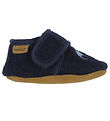 En Fant Slippers - Wool - Navy w. Dinos