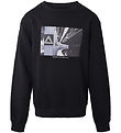 Hound Sweatshirt - Black w. Print