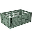 Aykasa Foldekasse - 60x40x22 cm - Maxi - Almond Green