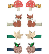 Mimi & Lula Hair clip - 8-Pack - 3 cm - Mini Autumn Forest