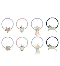 Mimi & Lula Elastic Hair Bands - 8-Pack - Unicorn Little Prince