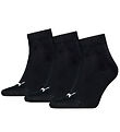 Puma Ankle Socks - 3-Pack - Quarter Plain - Black