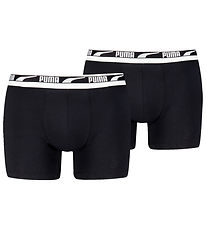 Puma Boxershorts - 2-pack - Everyday Multi Logo - Svart
