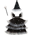 Meri Meri Udklædning - Star Witch - Sort/Grå