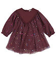 The New Siblings Dress - TnsMibby - Crushed Berry w. Stars