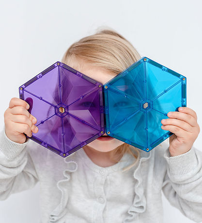 Connetix Magnet Set - 30 Parts - Rainbow Geometry Pack